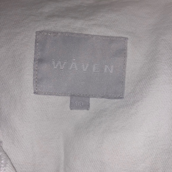Urban Outfitters x Waven White Jean Jacket Size 10 - Picture 3 of 3